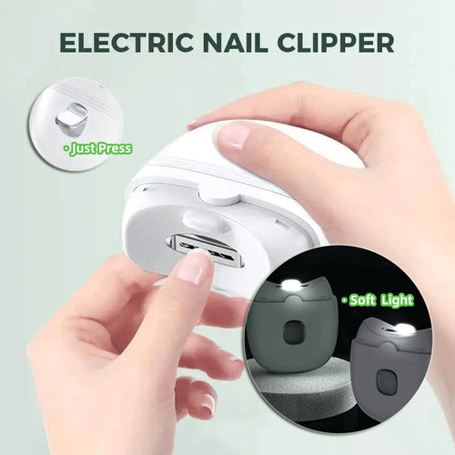 Electric Nail Trimmer | Rechargeable & Quiet