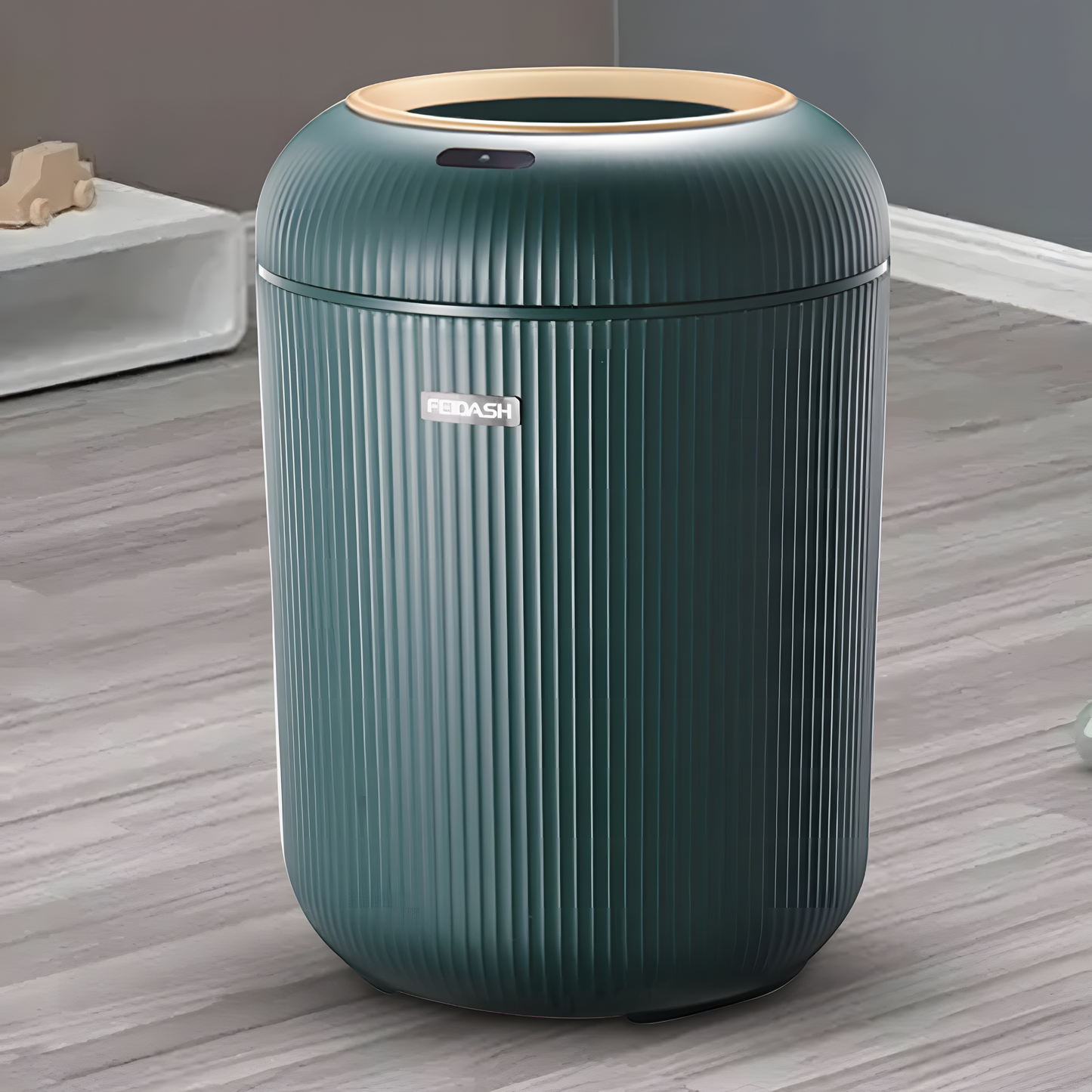 NeoBin – Smart Sensor Trash Bin|Dark Green Trash Can