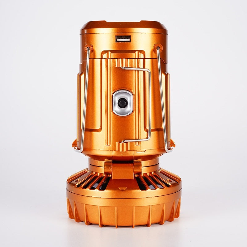 6 In 1 Portable Outdoor LED Camping Lantern With Fan